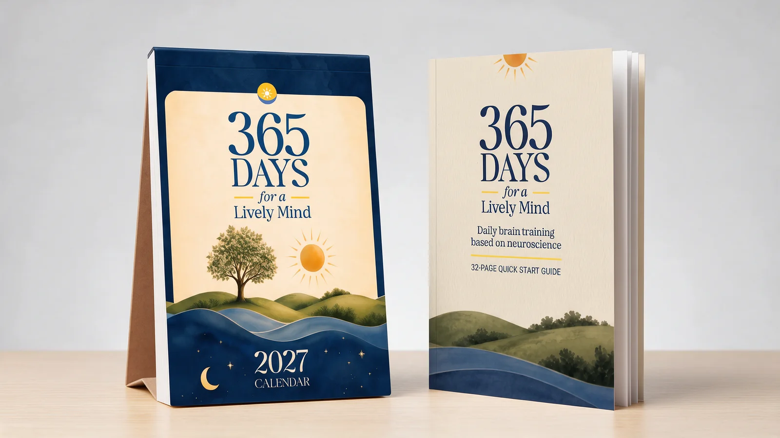 Calendar and booklet together